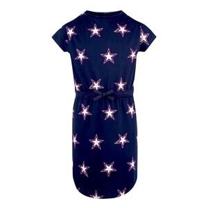 NWT Converse XL (Girls 13-15yrs) Star-Print T-Shirt Dress Black/Purple